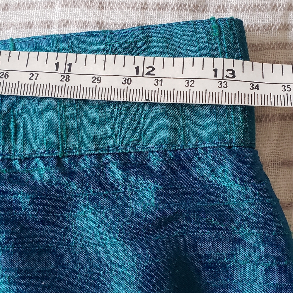 VAUDA MAZZEO vintage silk Pencil Skirt - Picture 6 of 6